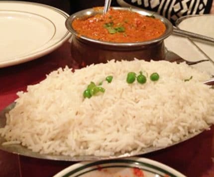 Rice from Shalimar Restaurant