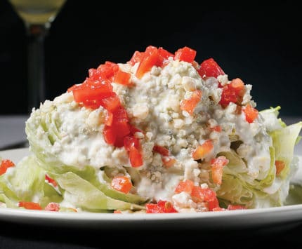 Wedge salad at Sullivan's Steakhouse