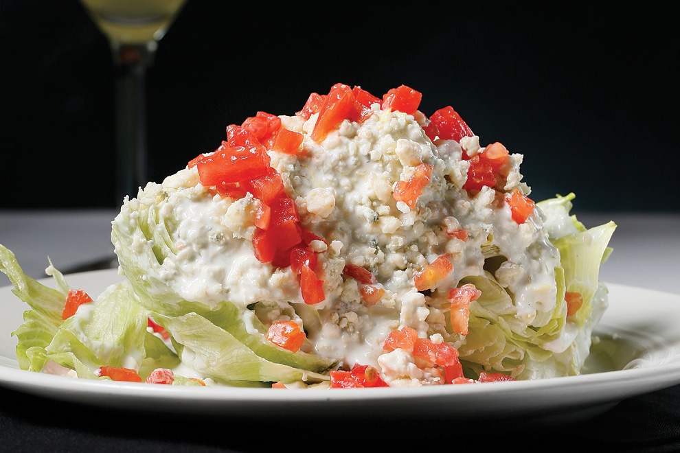 Wedge salad at Sullivan's Steakhouse