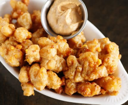 cheese curds at Twenty Tap