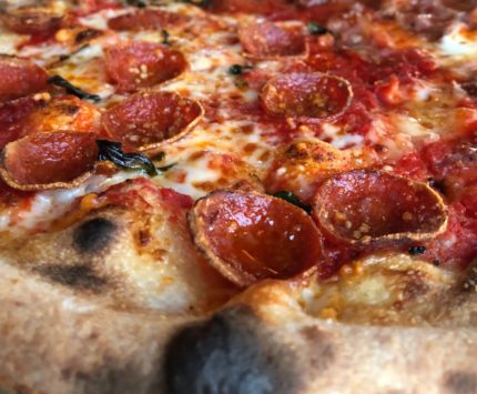 Brooklyn Baby and pepperoni pizza by King Dough