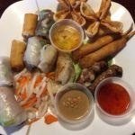 Everything you want in a Vietnamese snack department, from deliciously molten crab rangoon to roast-pork spring rolls, to the crispiest wonton-wrapped rocket shrimp