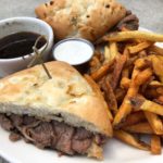 A prime rib sandwich from Harry & Izzy's