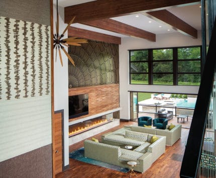 Interior shot of the 2019 Indianapolis Monthly Dream Home