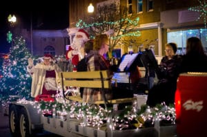 Christmas Parade in Lebanon, Indiana