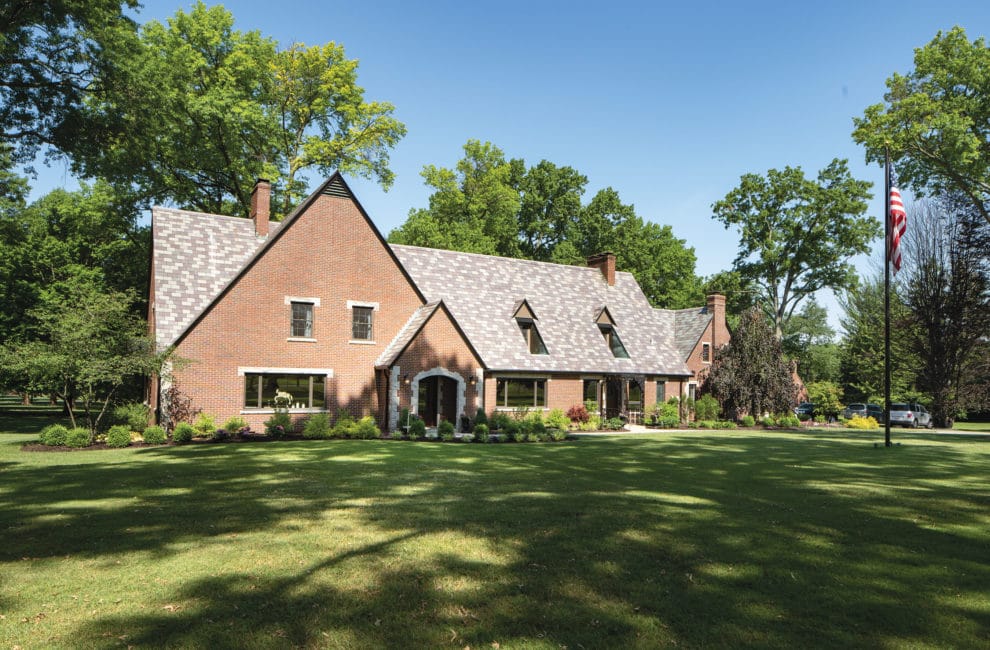 Large brick house