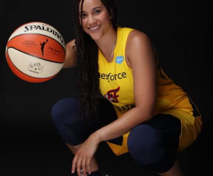 Indiana Fever forward Natalie Achonwa.