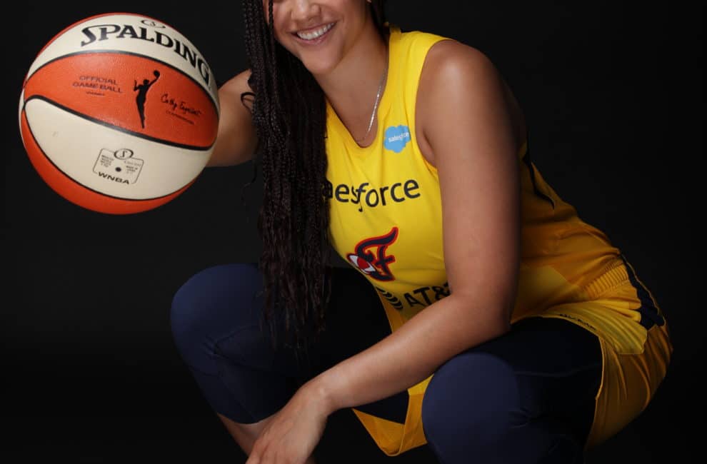 Indiana Fever forward Natalie Achonwa.