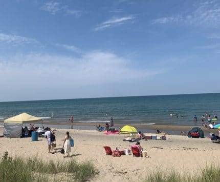 Warren Dunes State Park Lake Michigan Beach