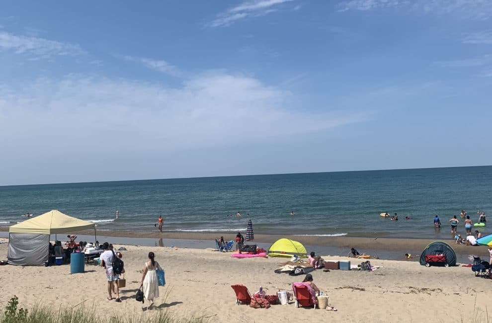 Warren Dunes State Park Lake Michigan Beach