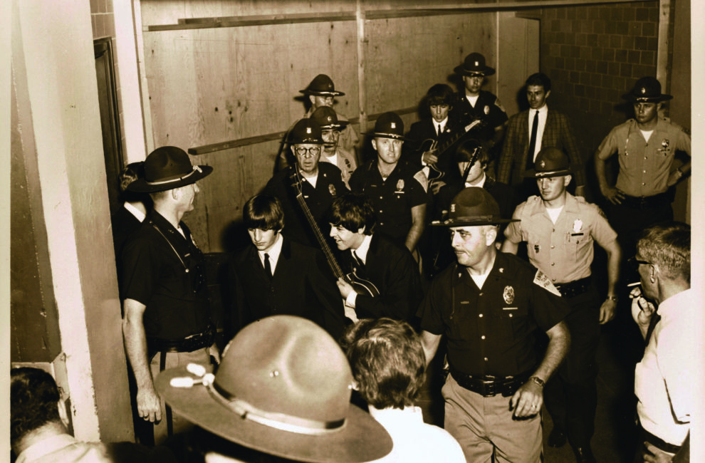 The Beatles and Indiana police in 1964