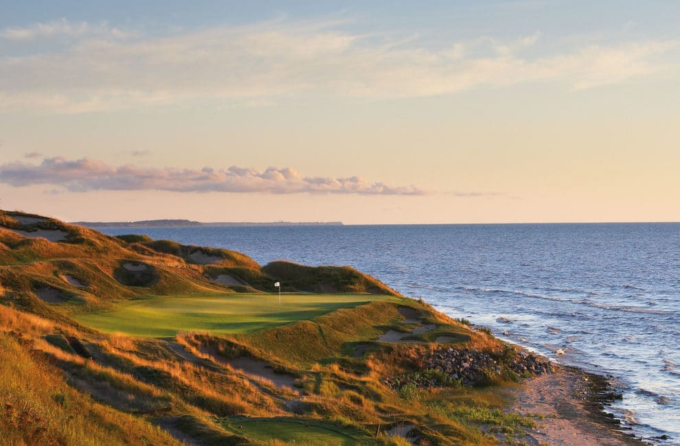 Whistling Straits golf course.