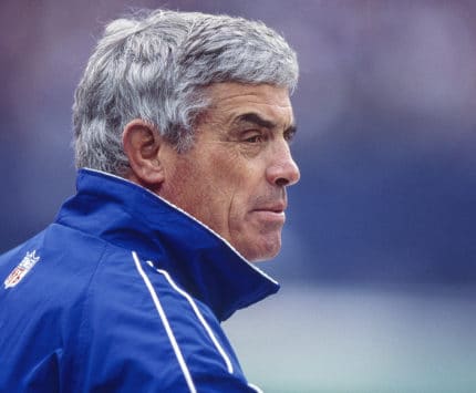 A profile of former Colts coach Jim Mora