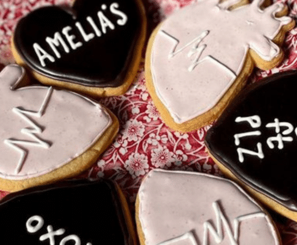 heart shaped cookies