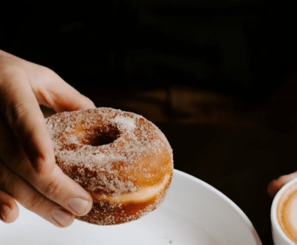 A vegan donut