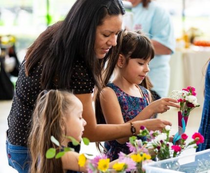 Mother's Day flower event at Newfields