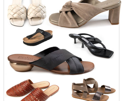 Sandal options for night-to-day